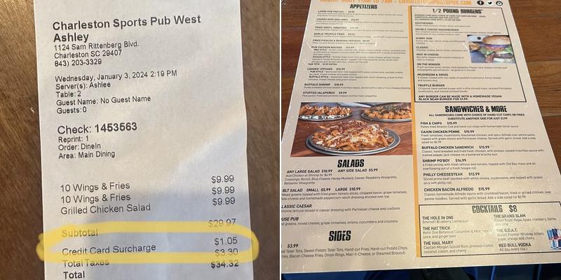 Charlston Esports Menu