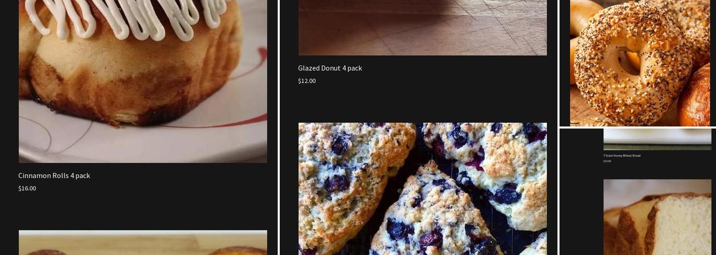 Bearfoot Bakery Menu