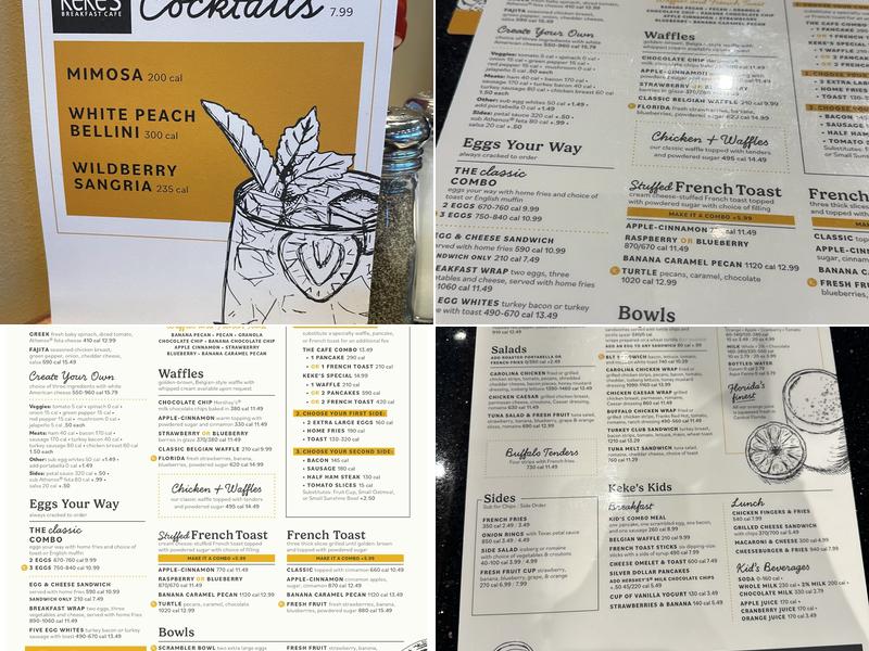 Keke’s Breakfast Cafe Menu
