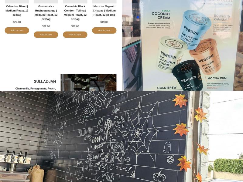 Reborn Coffee - Huntington Beach Menu