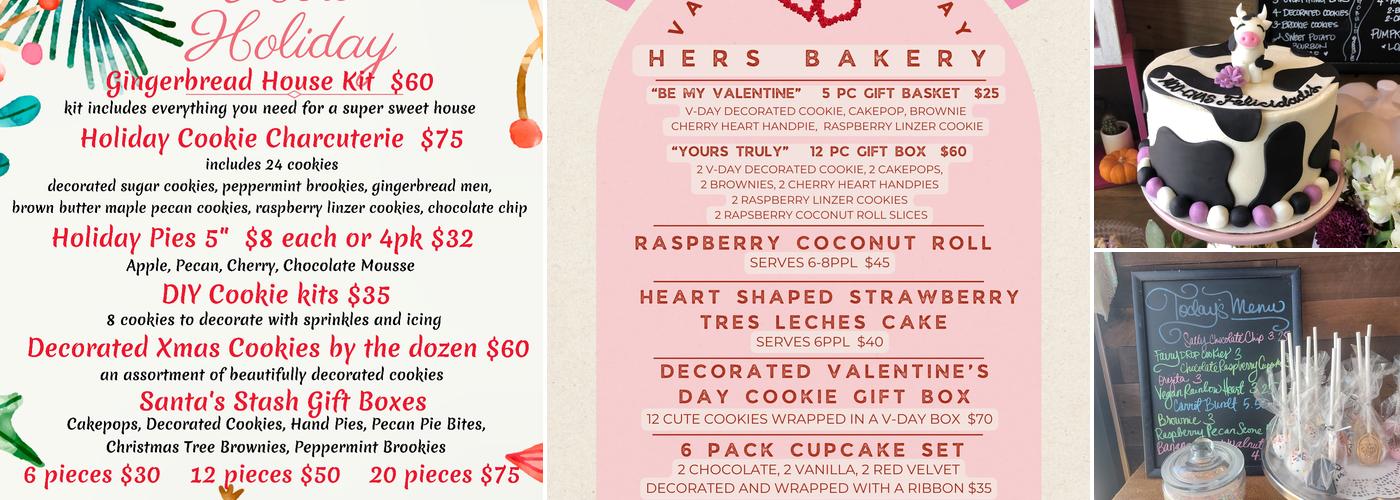Hers Bakery Menu