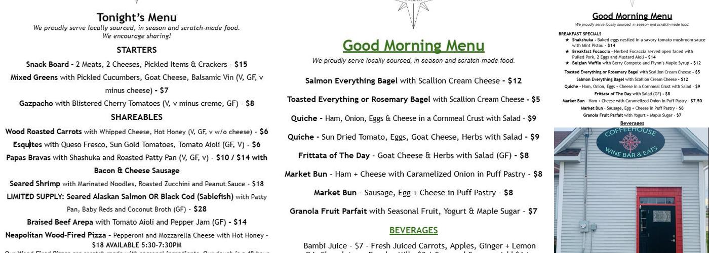 Braise North Menu