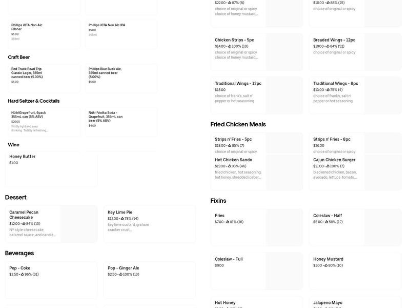 Fixins Mac n' Chicken | South Surrey Menu