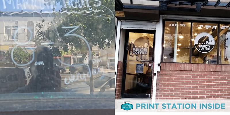 PrintWithMe Print Kiosk at Mammoth Coffee