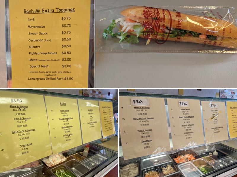 Tung Hing Bakery Menu