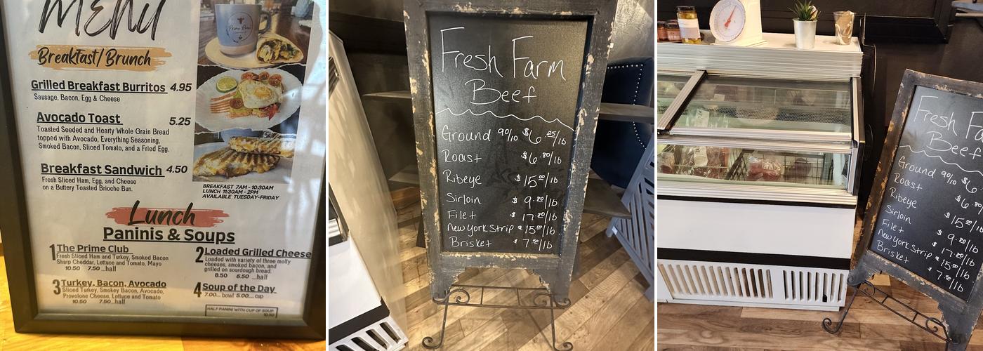 Prime Roast Coffee LLC Menu