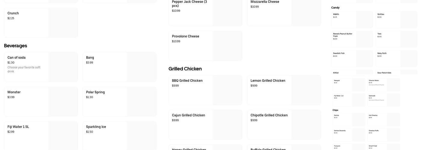 Prince Deli & Juice Bar Menu