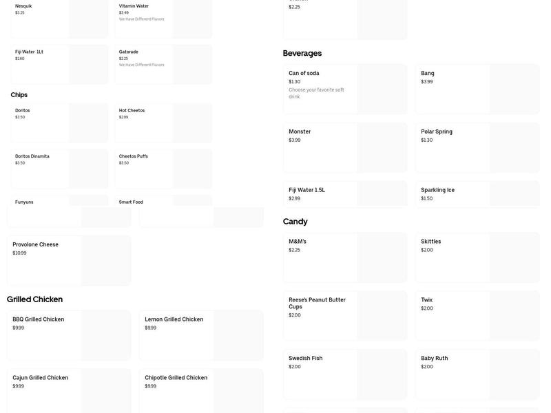 Prince Deli & Juice Bar Menu