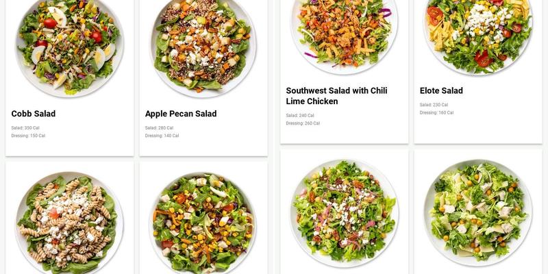 Farmer's Fridge Menu