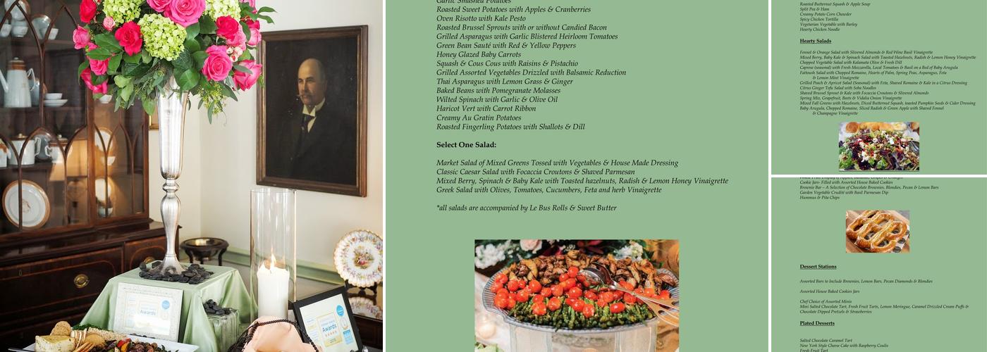 Perfect Setting Catering Menu