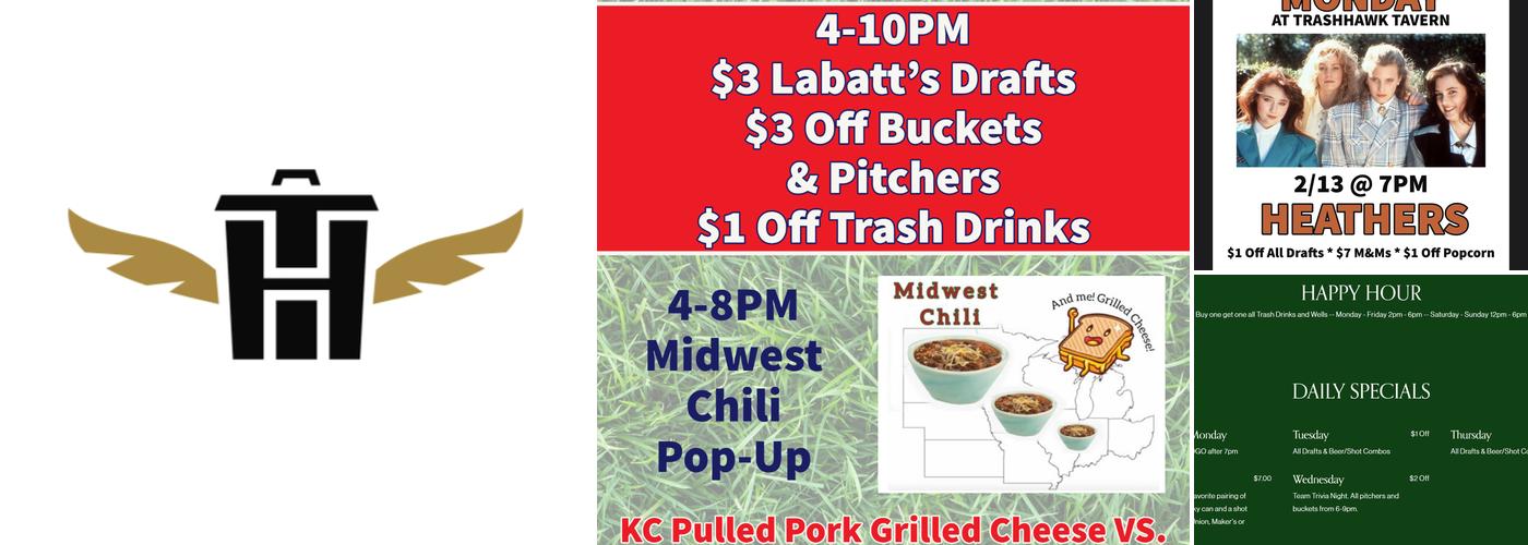 TrashHawk Tavern Menu