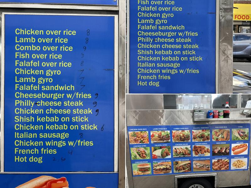 Kero’s Halal Food Menu
