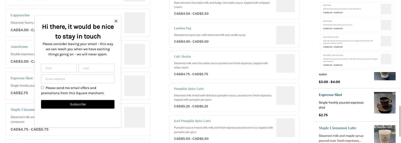 Cafe Do Good | The Refillery by RENU Menu