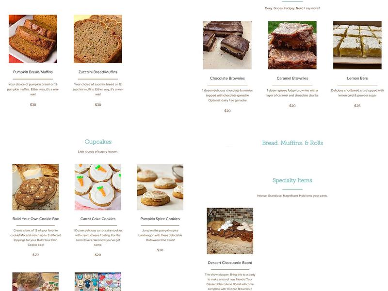 Limited Delicacies Menu