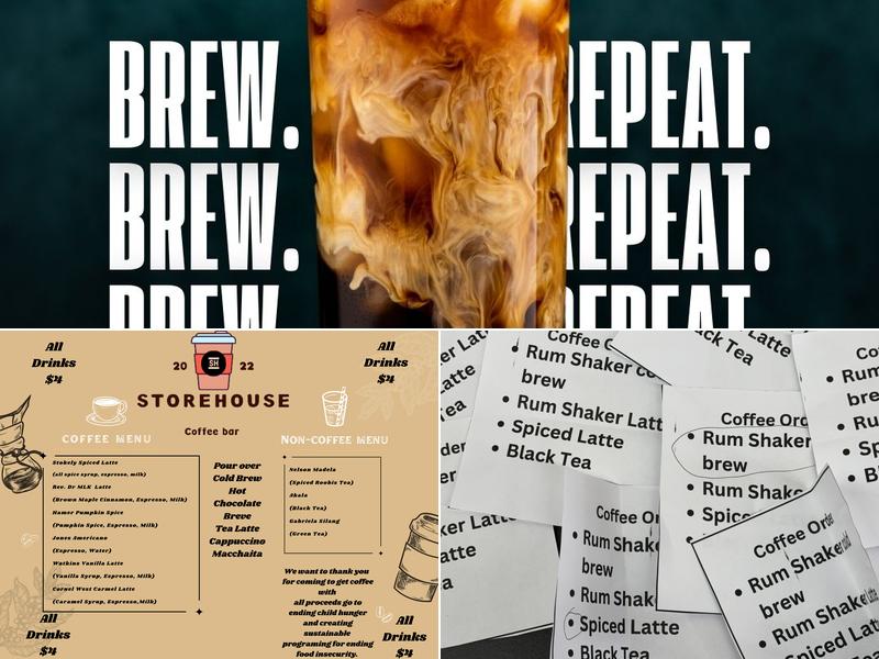 Storehouse Coffee Bar Menu