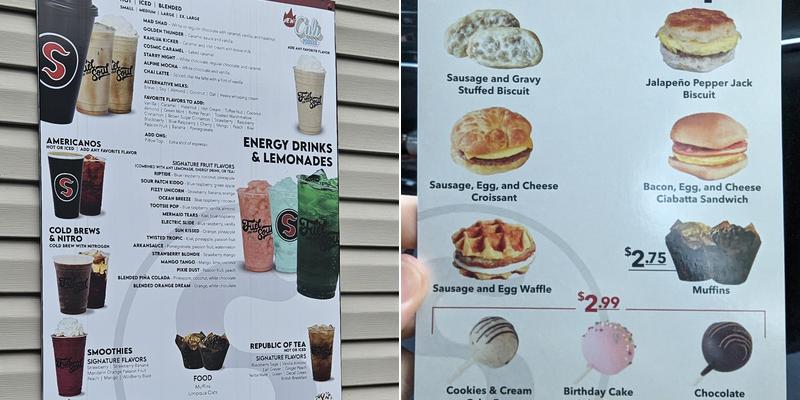 Shadrachs Coffee Menu