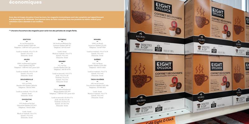 Boulangerie St-Methode Menu