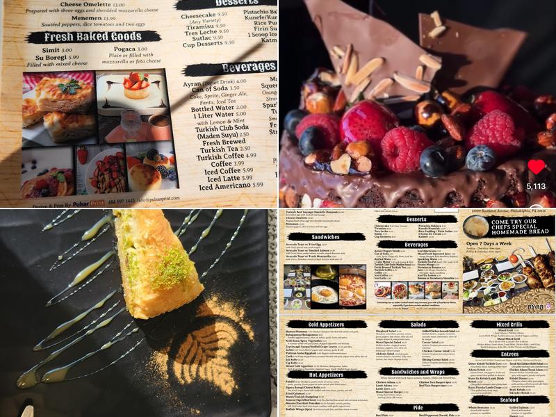 Masal Cafe & Restaurant Menu