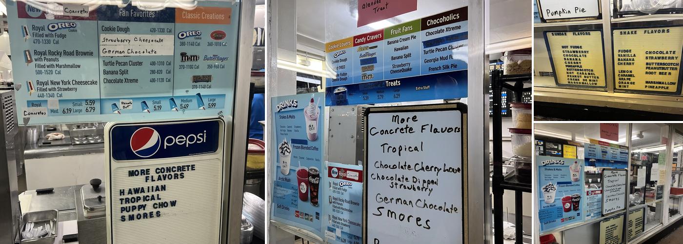 Wazo's Big Chill Menu