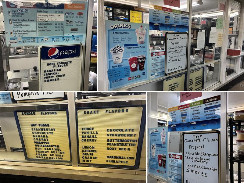 Wazo's Big Chill Menu