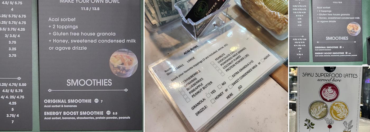 Bequest Coffee Co (Capitol Hill) Menu