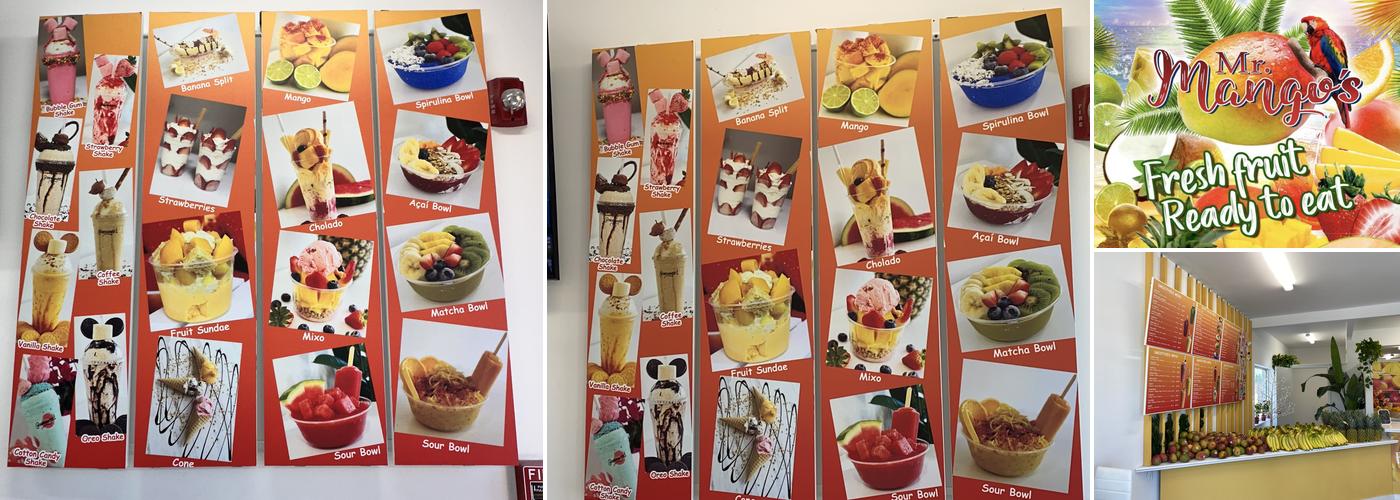 Mr. Mango's Menu