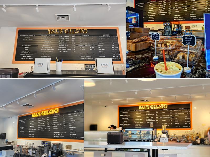 Sal's Gelato & Bakery Menu