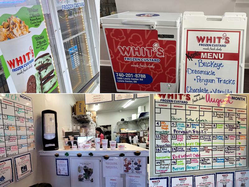 Whit’s Frozen Custard Menu