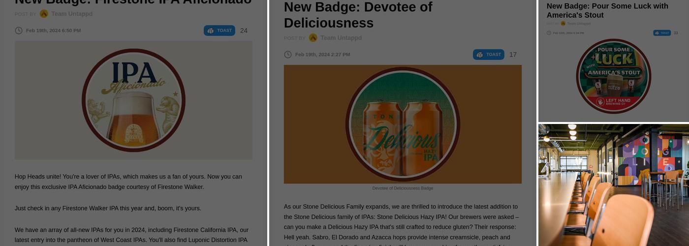 Long Live Roxbury Menu