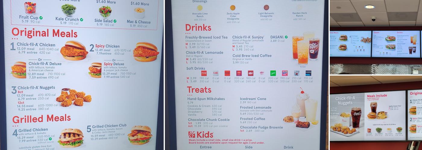 Chick-fil-A Menu