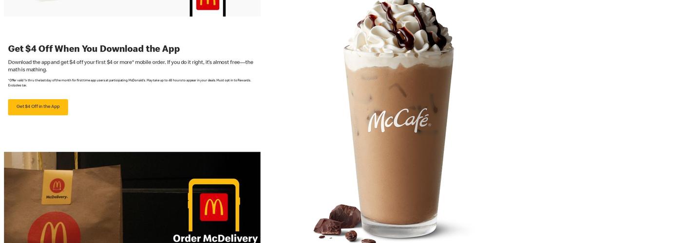 McDonald's Menu