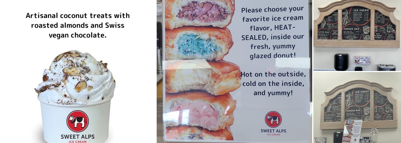 Sweet Alps Ice Cream Menu