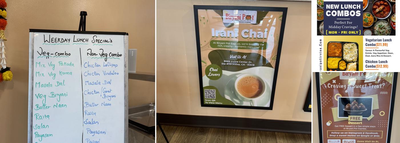 Biryani Pot Express Menu