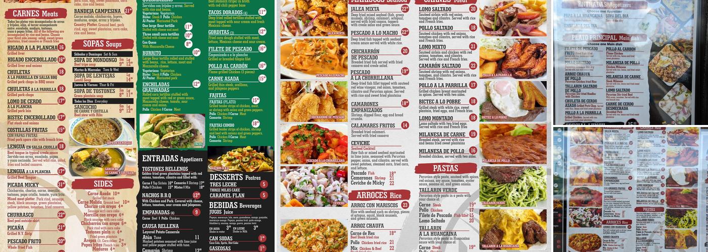 MICKY RESTAURANT Menu