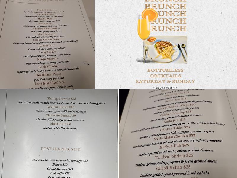 Masala Mantra Indian Cuisine Menu