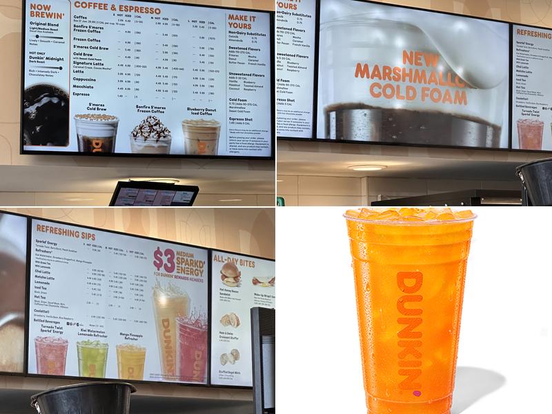 Dunkin' Menu