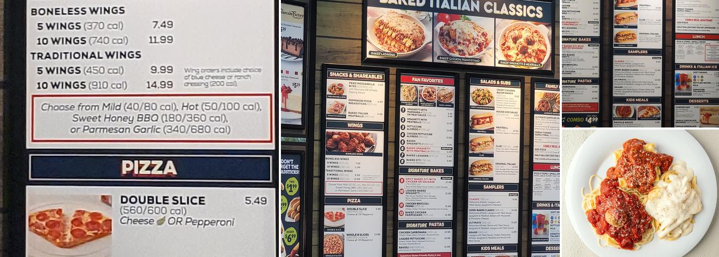Fazoli's Menu