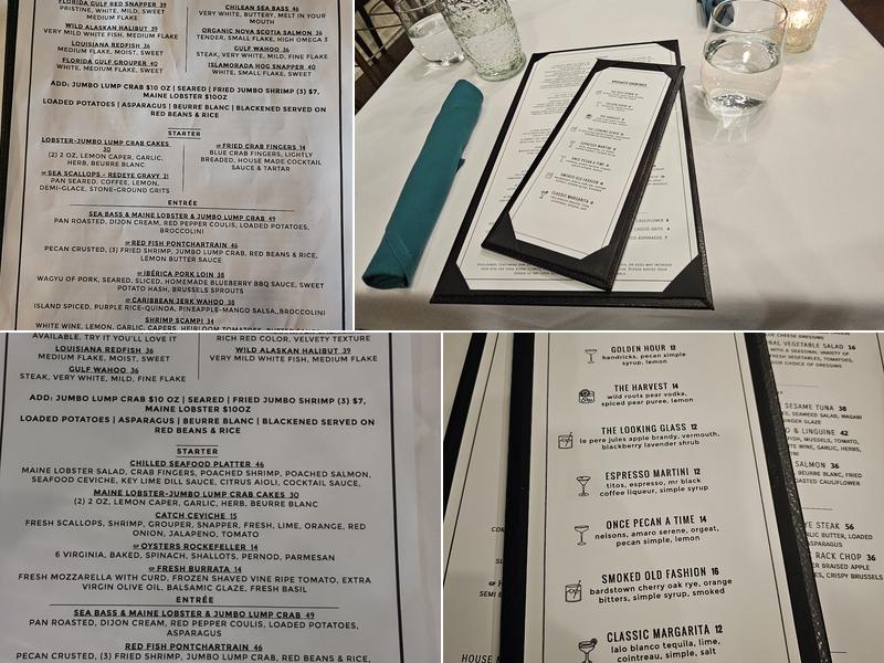 CATCH land & sea Menu