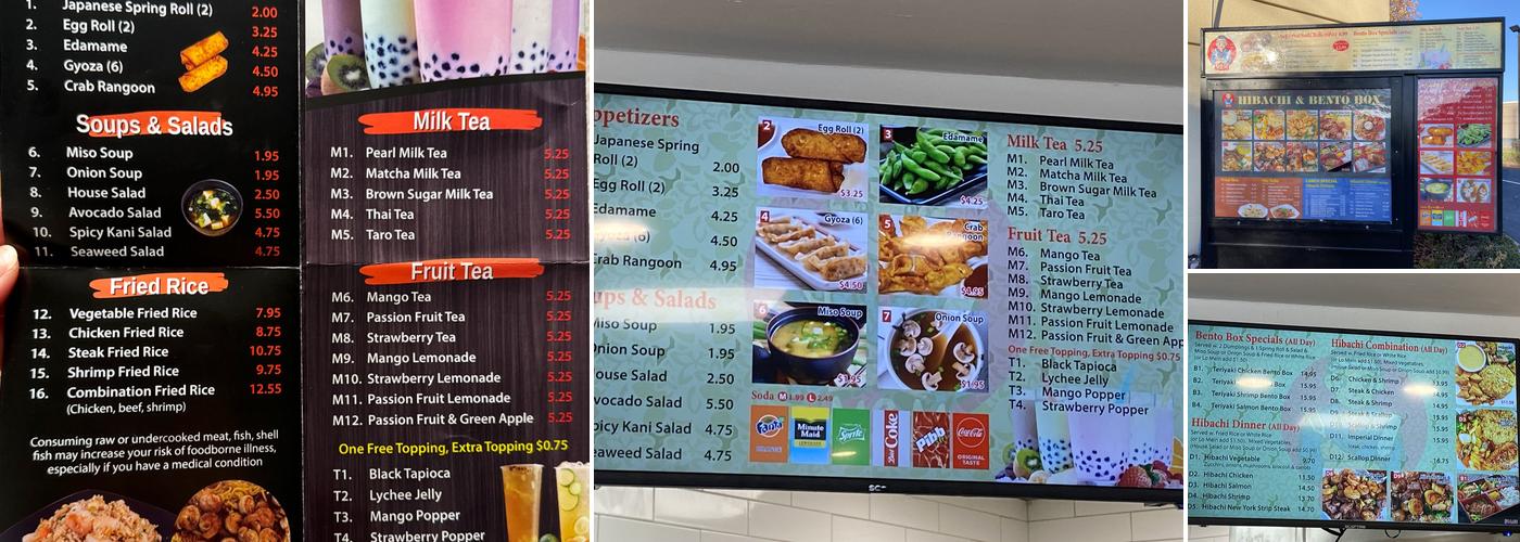 M&M Hibachi Express Menu