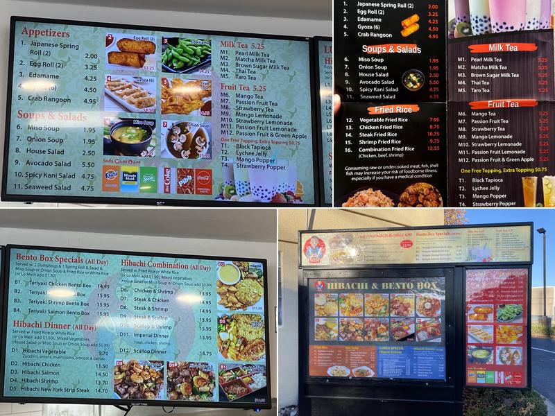 M&M Hibachi Express Menu