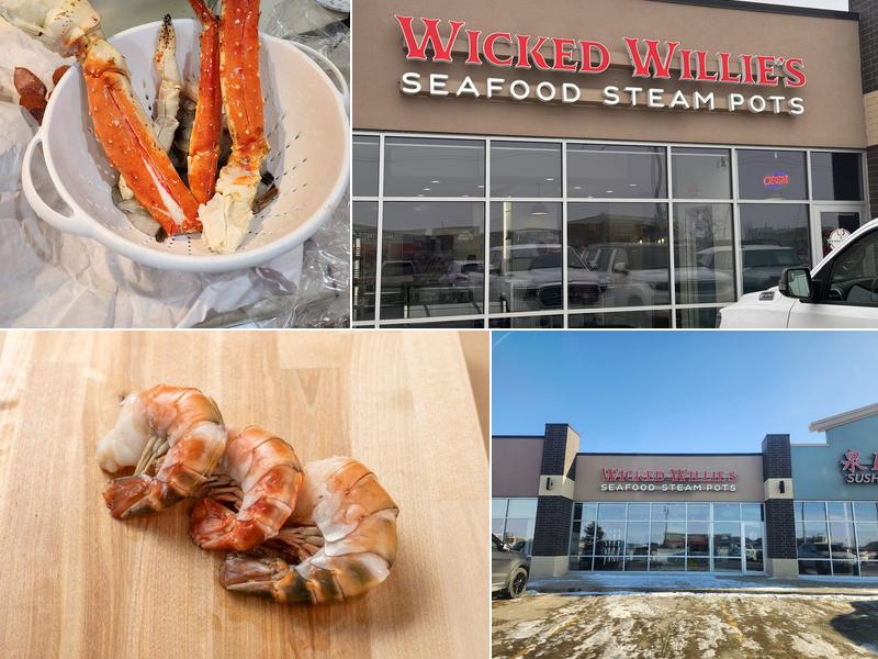 Wicked Willie's Seafood Steam Pots TO-GO 5675 26th Ave S Suite 104, Fargo