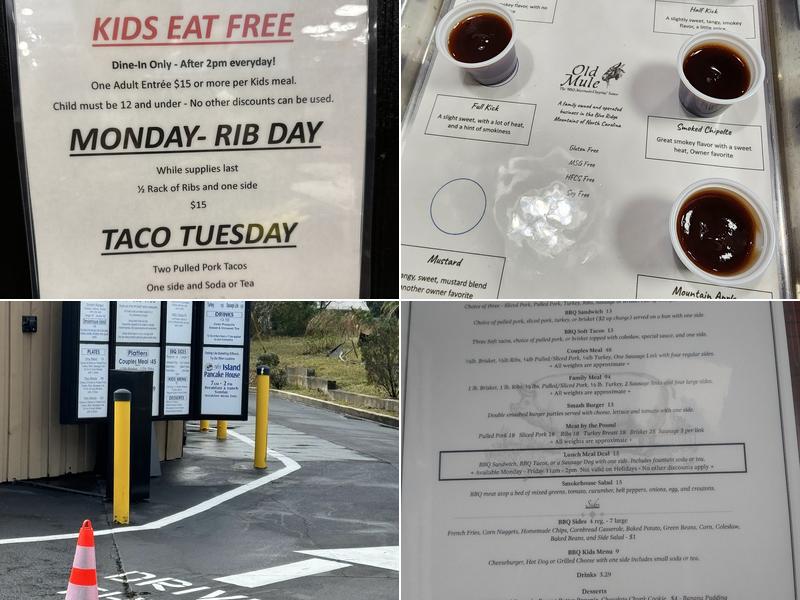 My Island Smokehouse Menu