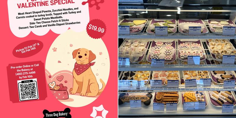 Three Dog Bakery Menu