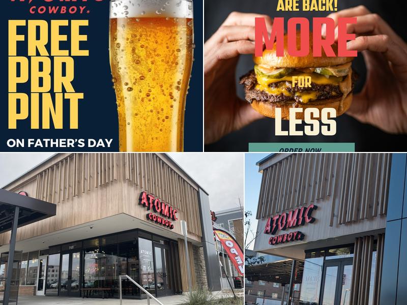 Atomic Cowboy home of Denver Biscuit Co & Fat Sully's NY Pizza