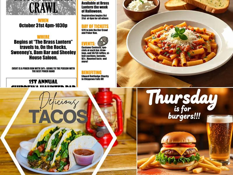 Brass lantern 1215 Dover St, Chippewa Falls