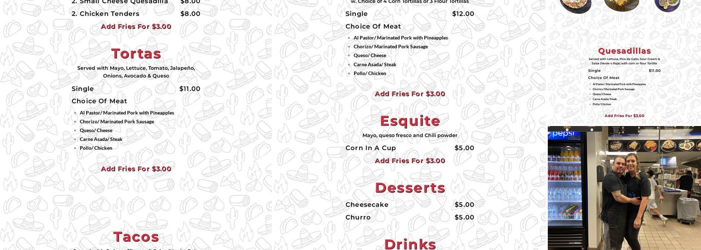 Gaona’s Kitchen Menu
