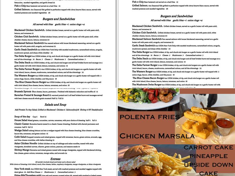 Hood Supply Co Bar and Grill Menu