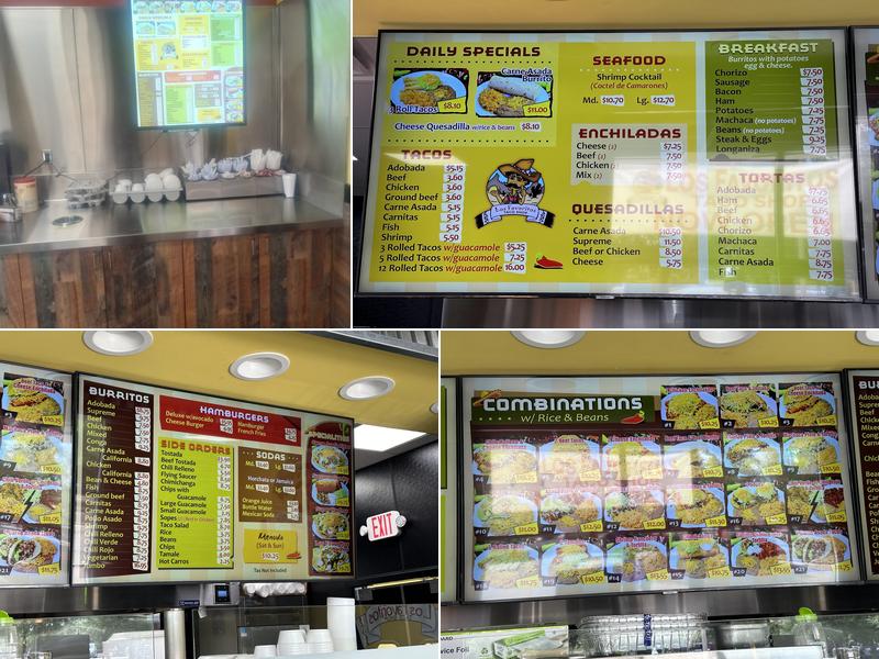 Los Favoritos Taco Shop Menu
