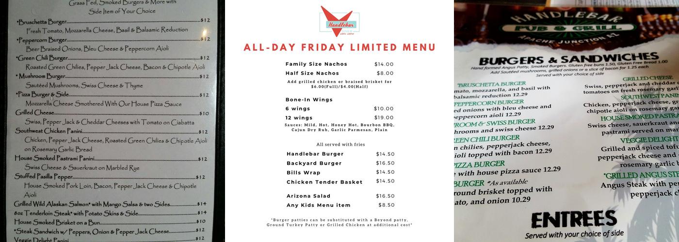 Handlebars Menu