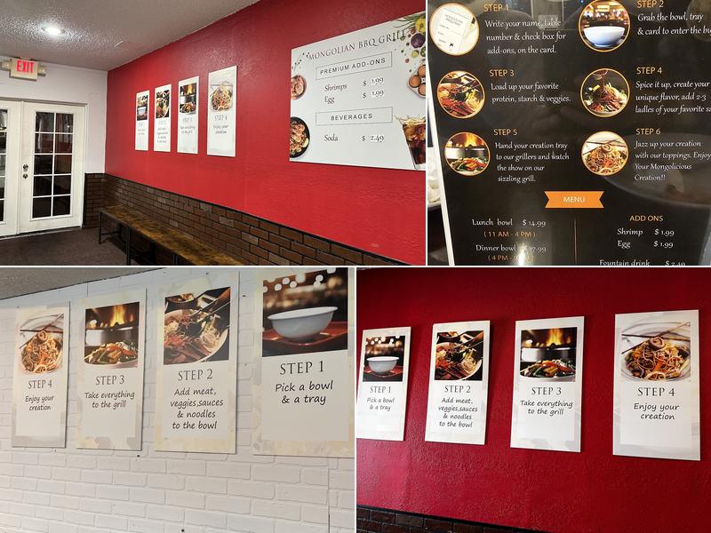 Mongolian BBQ Grill Menu